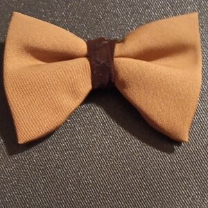 Vintage Style Tan Bow Tie
